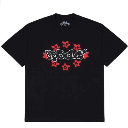 Black Warped Sp5der Tee - Black