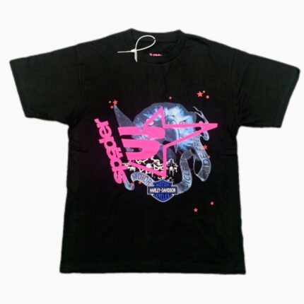 Harley Davidson Black Sp5der T-Shirt