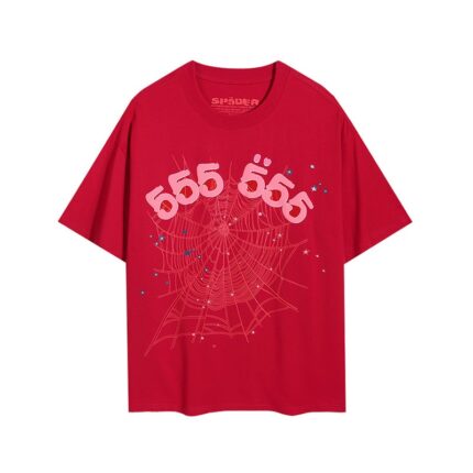 SP5DER 555 T Shirt - Red