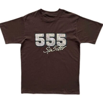 SP5DER 555 T-shirt - Brown