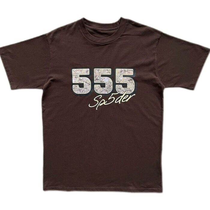 SP5DER 555 T-shirt - Brown