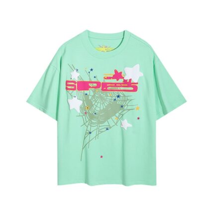 SP5DER Spider Worldwide T Shirt - Slime Green