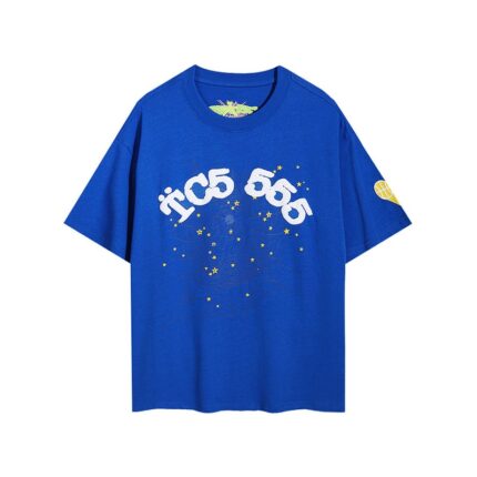 SP5DER TC5 555 T Shirt - Blue