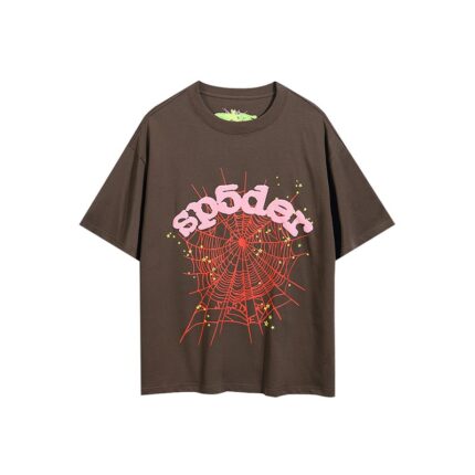 SP5DER Worldwide T Shirt - Brown