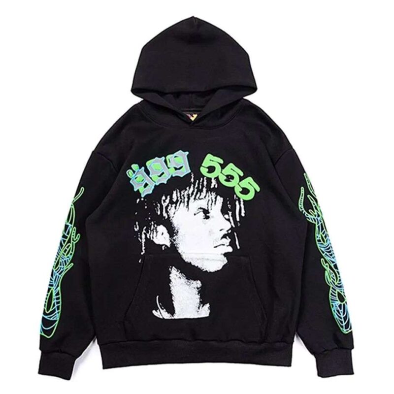 Sp5der 555 Young Thug Hoodie - Black