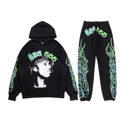 Sp5der 555 Young Thug Tracksuit - Black