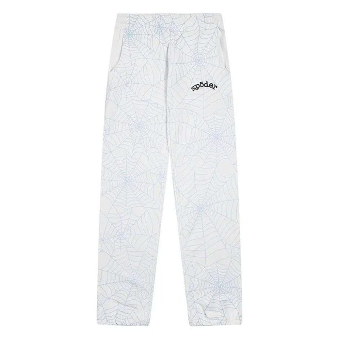 Sp5der AOP Web Sweatpants - Grey