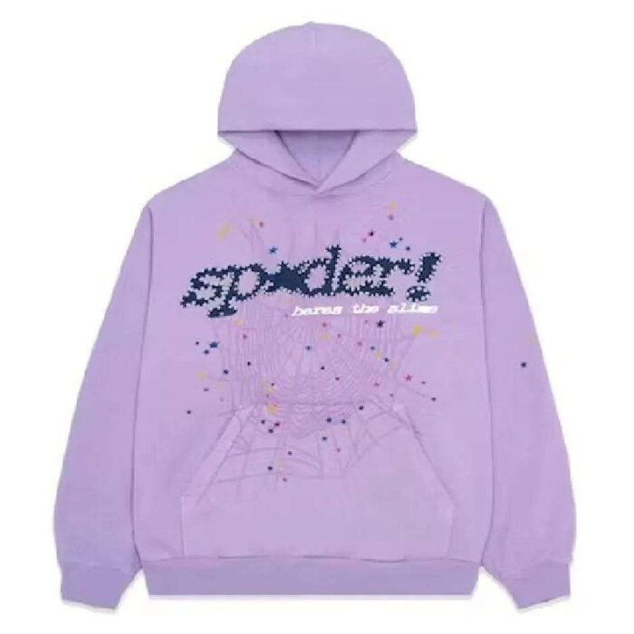 Sp5der Acai Hoodie - Purple