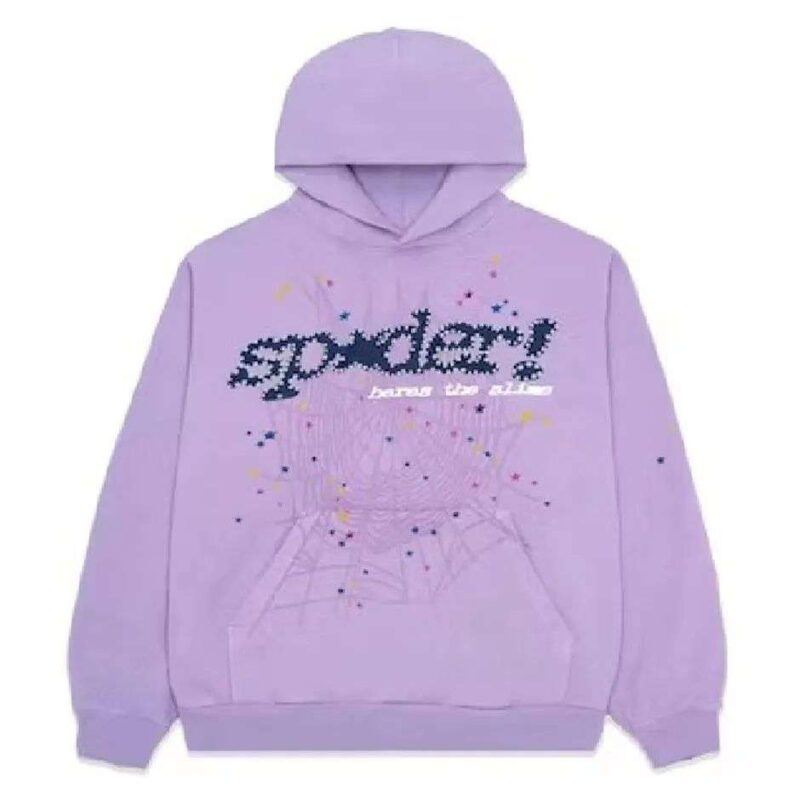 Sp5der Acai Hoodie - Purple