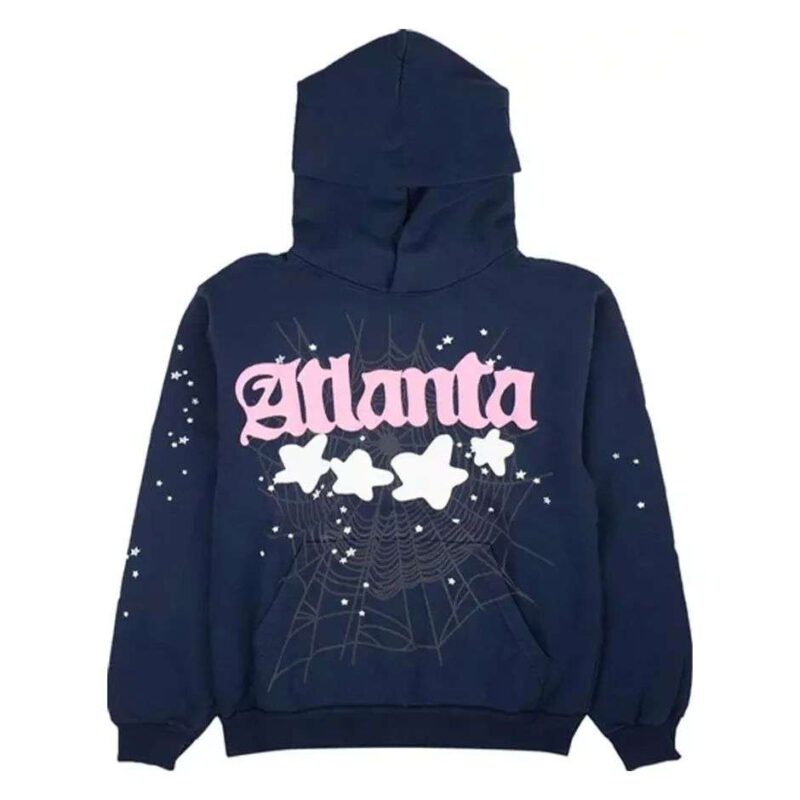 Sp5der Atlanta Hoodie - Blue