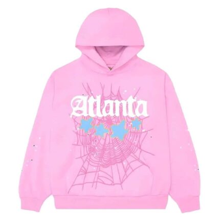 Sp5der Atlanta Hoodie - Pink