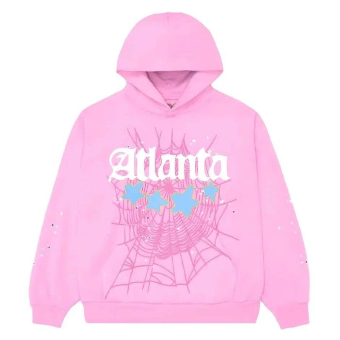 Sp5der Atlanta Hoodie - Pink