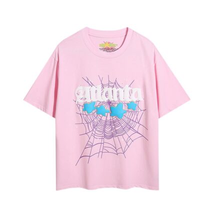 Sp5der Atlanta T Shirt – Pink