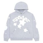 Sp5der Beluga Heather Hoodie - Grey