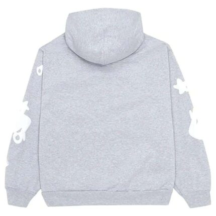 Sp5der Beluga Heather Hoodie - Grey