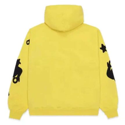 Sp5der Beluga Heather Hoodie - Yellow