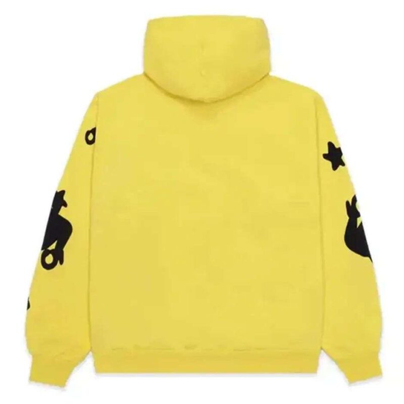 Sp5der Beluga Heather Hoodie - Yellow