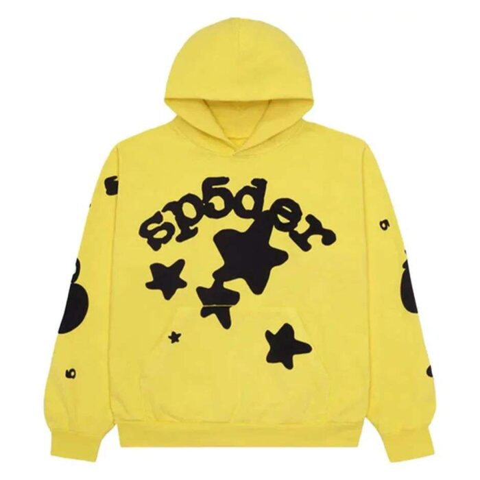 Sp5der Beluga Heather Hoodie - Yellow