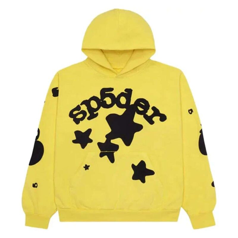 Sp5der Beluga Heather Hoodie - Yellow