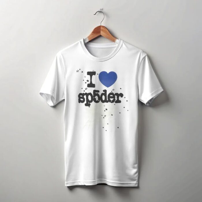 Sp5der I Heart SP5DER Tee - Blue
