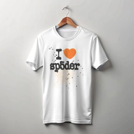 Sp5der I Heart SP5DER Tee - Orange