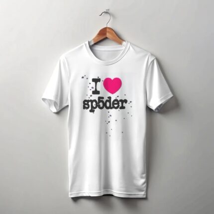 Sp5der I Heart SP5DER Tee - Pink