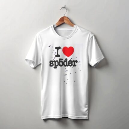 Sp5der I Heart SP5DER Tee - Red