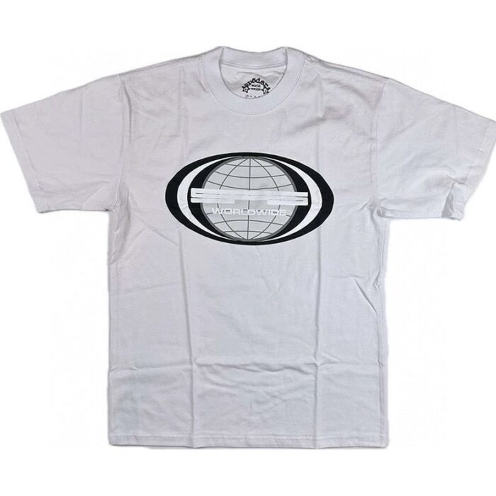Sp5der Jumbo Globe T Shirt - White