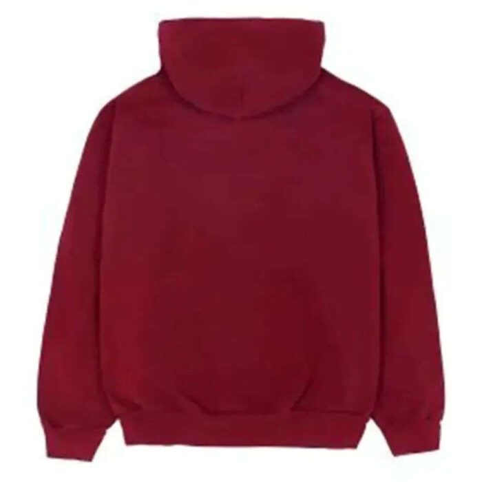 Sp5der Logo Hoodie - Maroon