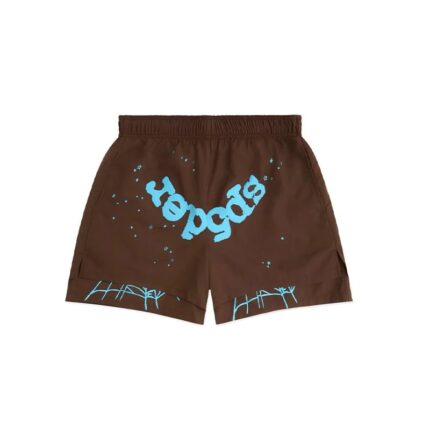 Sp5der OG Web Double Layer Short - Brown