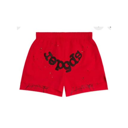 Sp5der OG Web Double Layer Short - Red