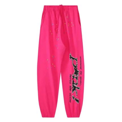 Sp5der Pink Sweatpants