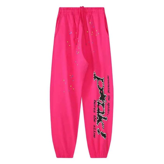 Sp5der Pink Sweatpants