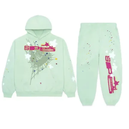 Sp5der SP5 Tracksuit - Mint