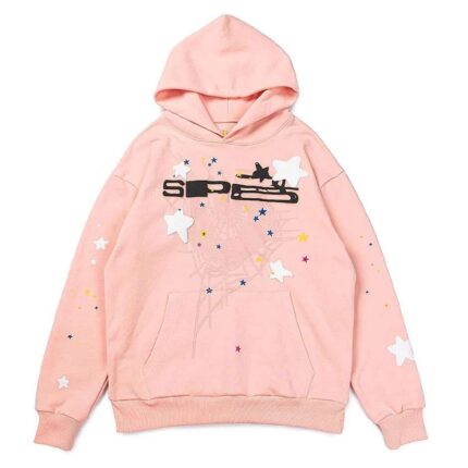 Sp5der SPE5 Hoodie - Peach