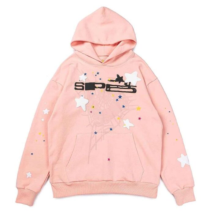 Sp5der SPE5 Hoodie - Peach
