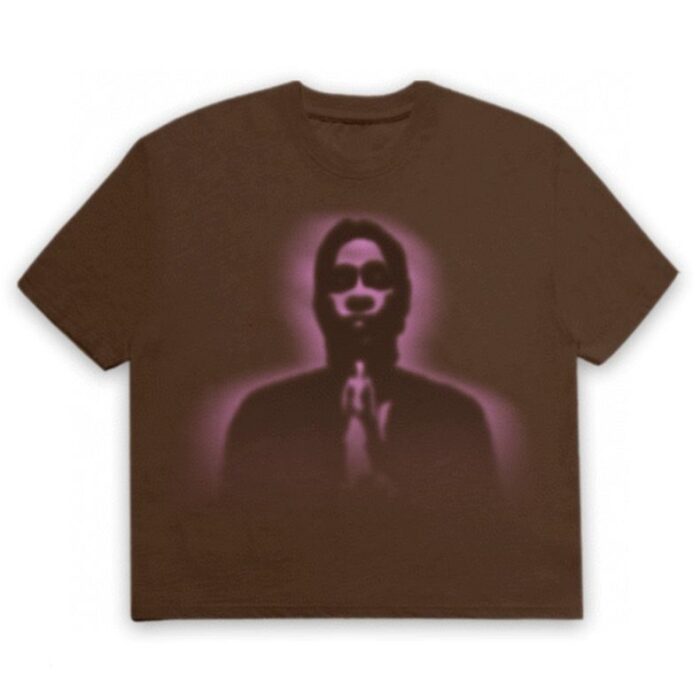 Sp5der Thug Ange T Shirt - Brown