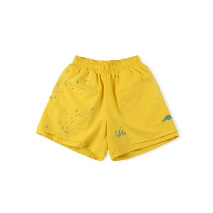 Sp5der Waterproof Color Beach Shorts - Yellow