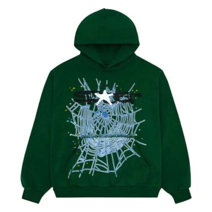 Sp5der Web Hoodie - Hunter Green