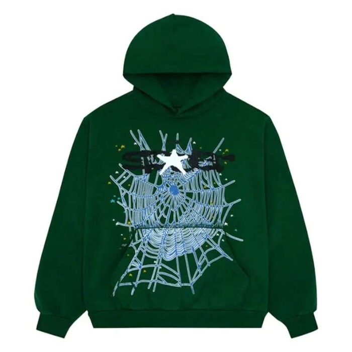 Sp5der Web Hoodie - Hunter Green