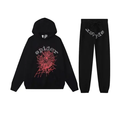 Sp5der Web Suit Tracksuit - Black