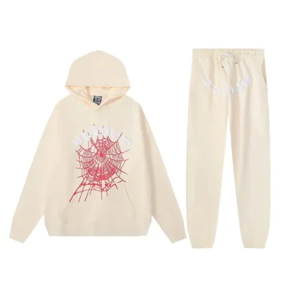 Sp5der Web Tracksuit - Apricot
