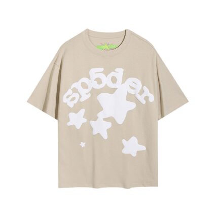 Sp5der Worldwide Star Beluga T-Shirt - Beige
