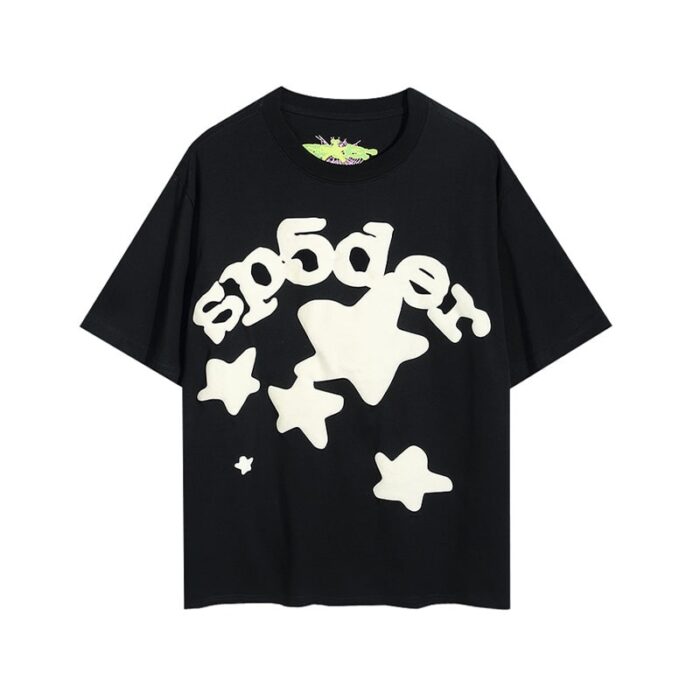 Sp5der Worldwide Star Beluga T-Shirt - Black