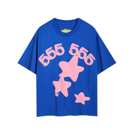 Sp5der Worldwide Star Beluga T-Shirt - Blue