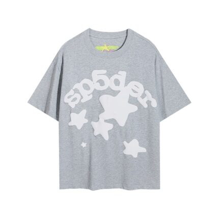 Sp5der Worldwide Star Beluga T-Shirt - Gray