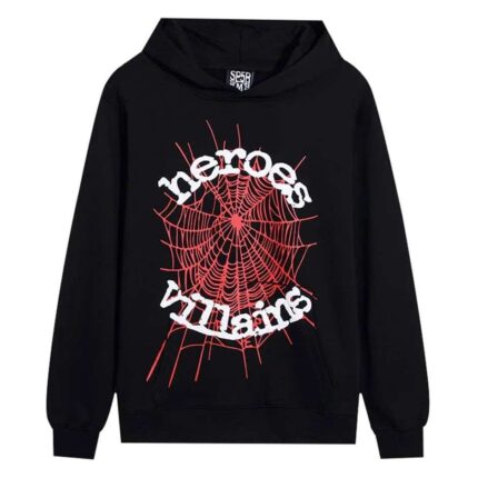 Spider Heroes & Villains Hoodie - Black