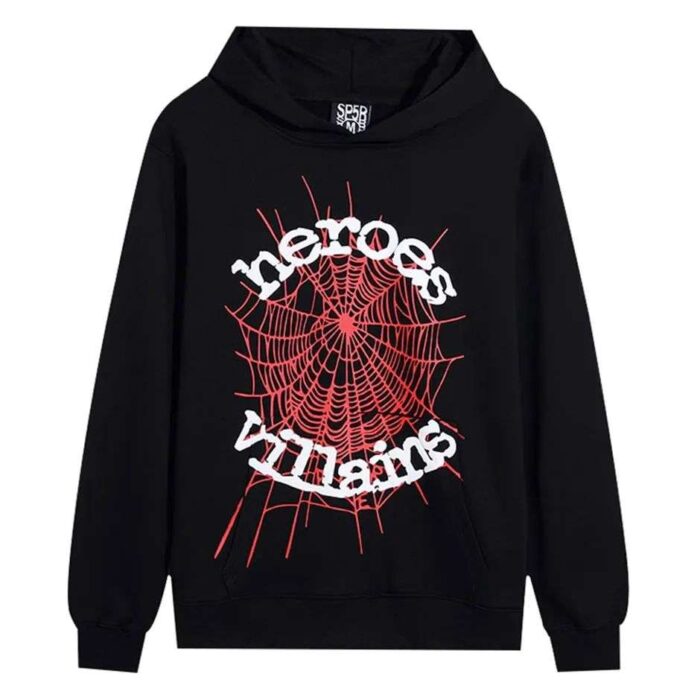Spider Heroes & Villains Hoodie - Black