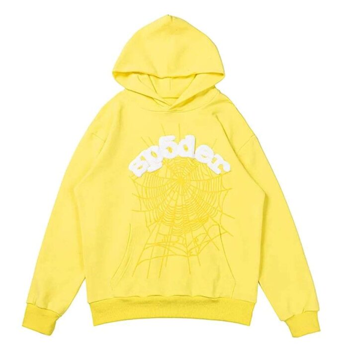 Spider Worldwide Web Hoodie - Yellow